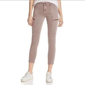 Pistola Light Wash Zipper Calf Ankle Skinny Jeans